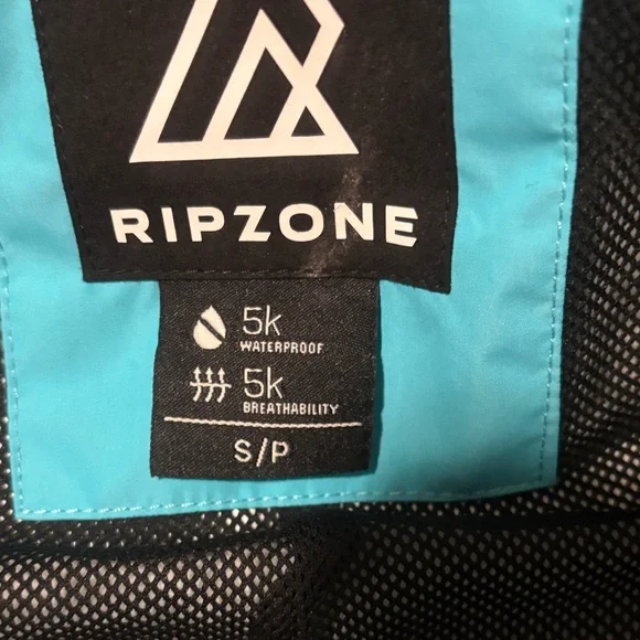 Kids RipZone Blue/Teal Jacket - Picture 4 of 5